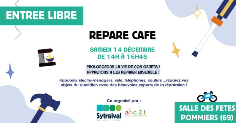AFFICHE REPARE CAFE 14-12-24