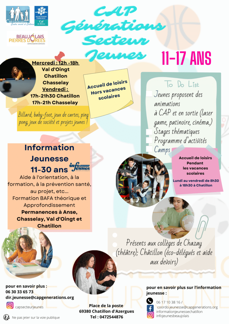 CAP Generations Secteur Jeunes